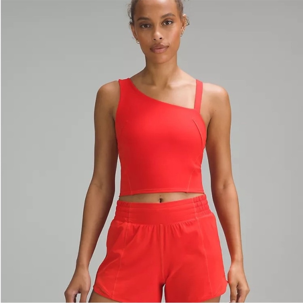 Lululemon asymmetric align tank - cherry red